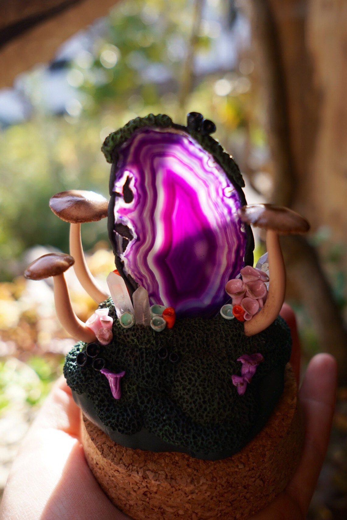 Magical Portal Sculpture Crystal Garden Fairy Garden Magical | Etsy