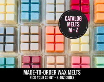 Woski zapachowe na zamówienie, 2,4 uncji każdy – wybierz swój zapach, mocny i długotrwały aromat! - Katalog wosków zapachowych M-Z