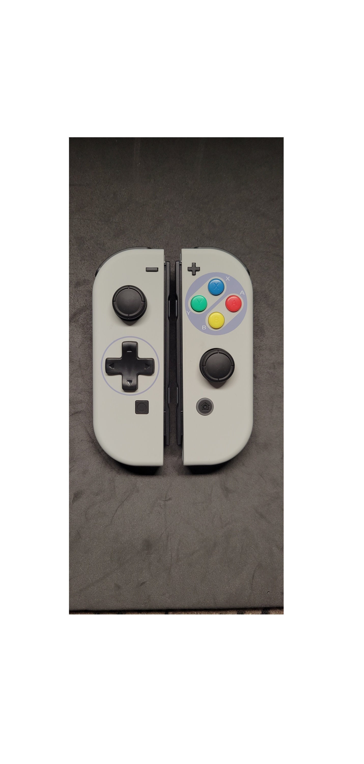 Switch Custom Joy-con Retro SNES Classic EU Patterned Dpad 