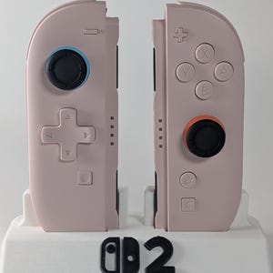 Custom Nintendo Switch 2 Joy-Cons Sakura Pink JoyCons image 2