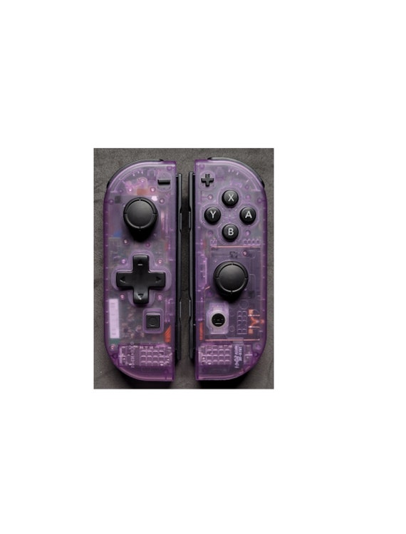 Controlador Joy Con Personalizado Nintendo Switch Joy-Cons Atómico  Transparente Púrpura D-PAD NUEVO