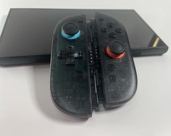 Custom Nintendo Switch 2 Joy-Cons Translucent Clear Smoke Black JoyCons