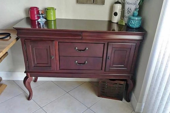 Customizable Buffet Sideboard Vintage Credenza Server Etsy