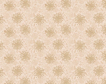 One Yard Kensington Park Queen Anne Lace Cream Fabric by Northcott Fabrics