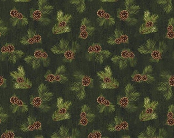 Riley Blake Majestic Outdoors C5576 Green Grass Cotton Fabric BTY