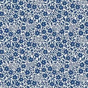 Tessuto Country Cottage Sweet Nothings Navy per Michael Miller Fabrics - Un metro