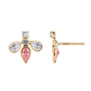 Gold abyssal earrings