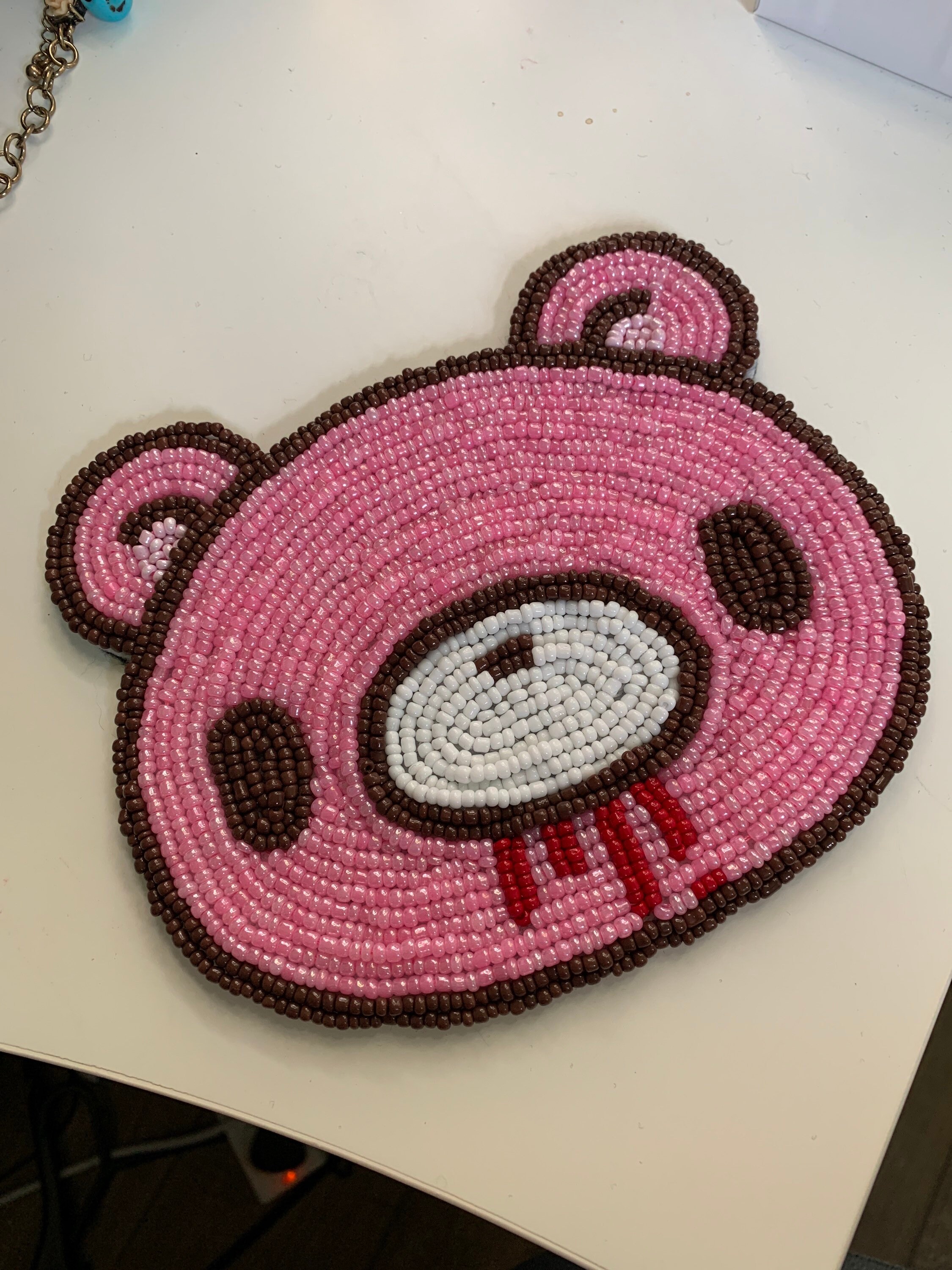 Mori Chack Gloomy Bear Beaded Embroidery Patch Emo E Girl Etsy