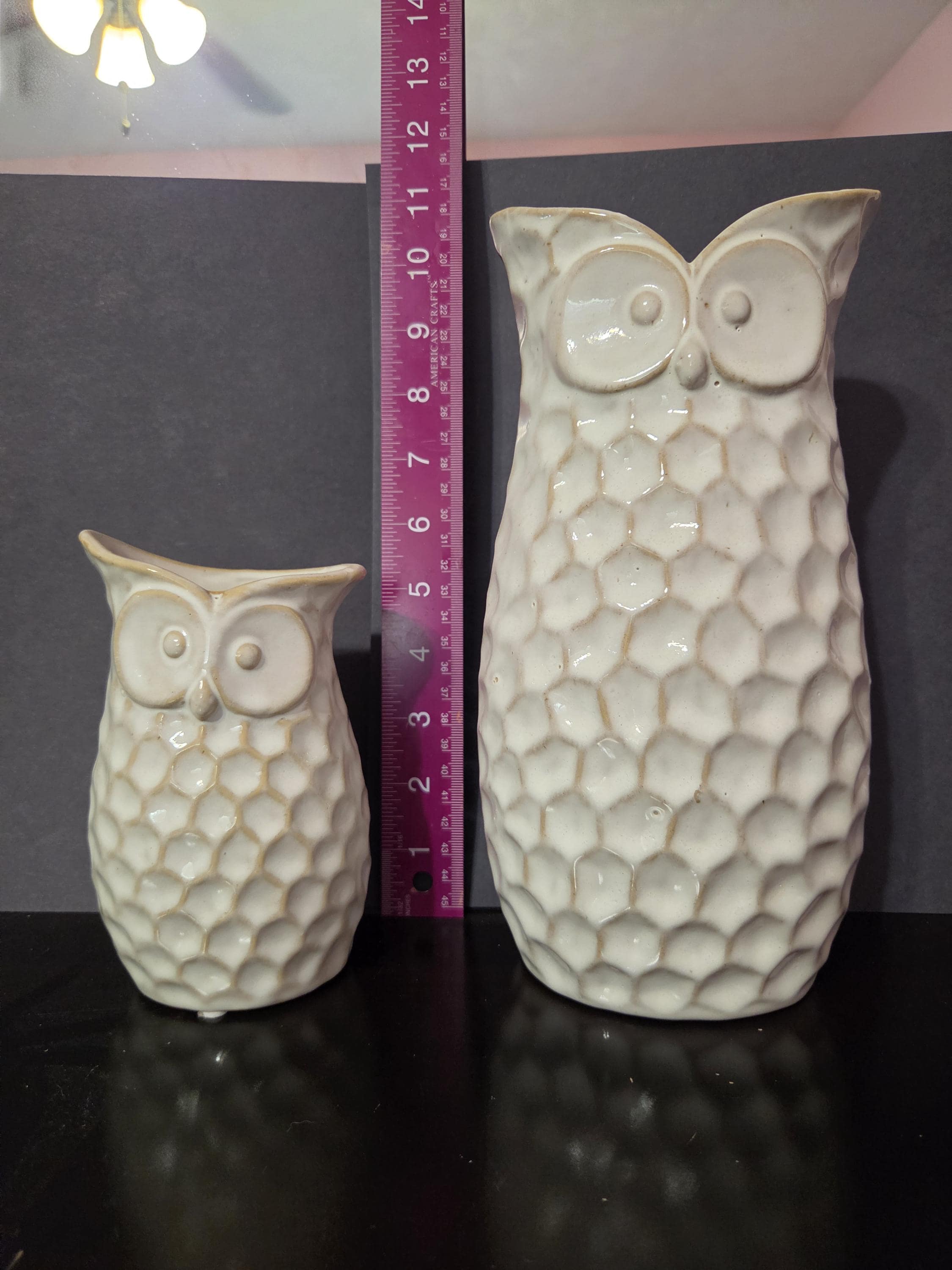 Ceramic/glass Owls