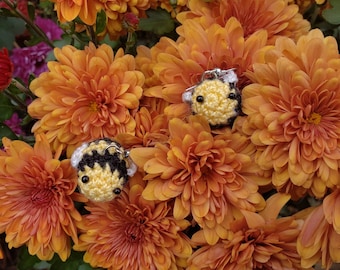 Pendientes de Ganchillo - Abejorro / Abeja