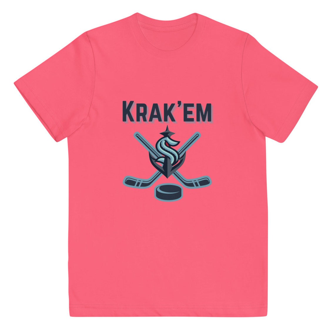 Seattle Kraken Krak'em Kids. Seattle Kraken Youth jersey Etsy