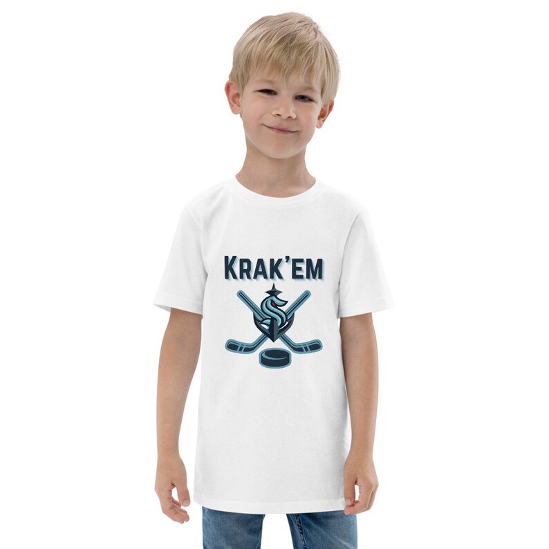 Seattle Kraken Krak'em Kids. Seattle Kraken Youth jersey Etsy
