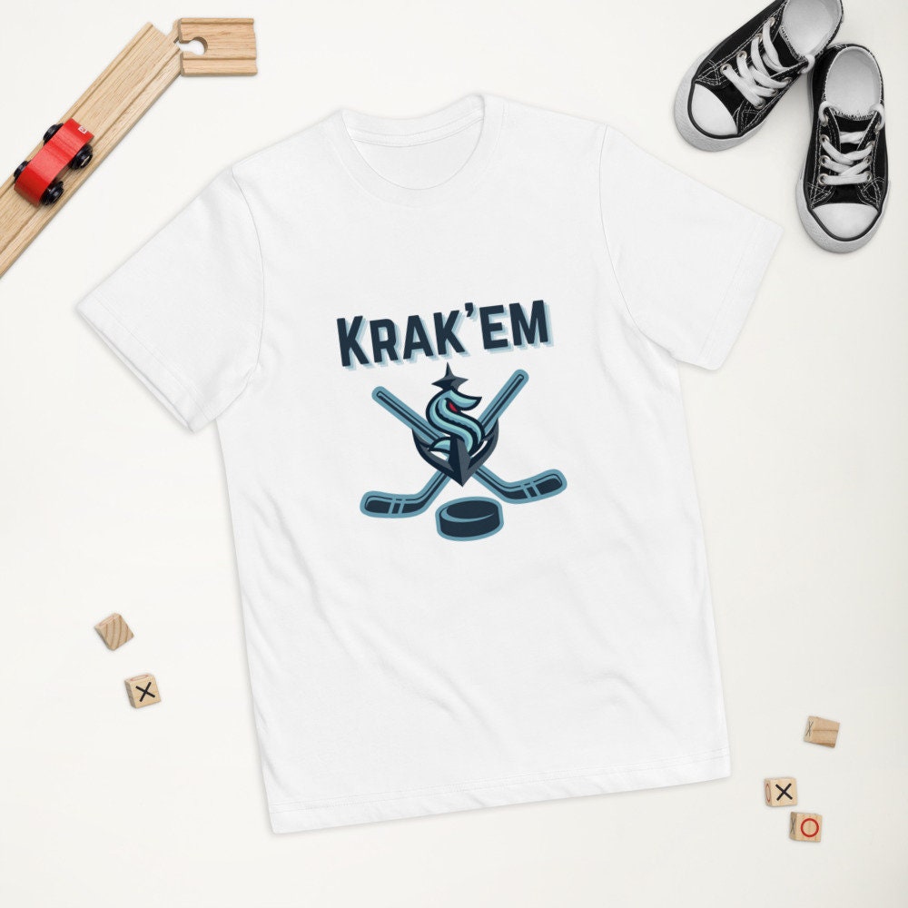 Seattle Kraken Krak'em Kids. Seattle Kraken Youth jersey Etsy