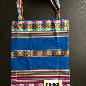 Reusable Hand-Made Shopping Bag made in Peru.
