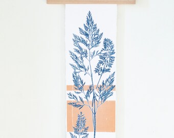 Monoprint - "Carrot, You so Pretty" / Fine Art Print / Botanical / Plants