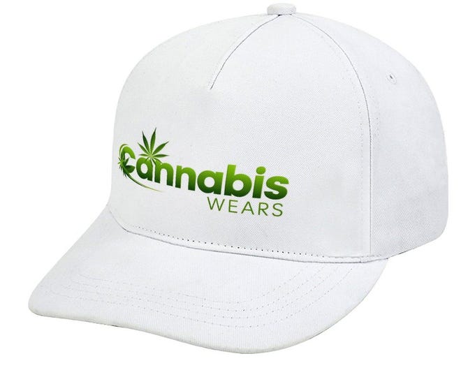 Cannabis Wears Hat, Weed Stoner Cap, Custom Bent Fitted Cap, Adjustable Unisex Baseball Hat, Marijuana Leaf Cap, Outdoor Hat Hiking Camping