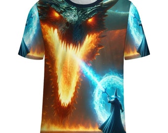 Dragon T-Shirt for Sale by Swaggy Shirts on Etsy, Animal Shirt, Dragon Graphic T-Shirt, Men's Dragon Tee, Dragon Lover Shirt, Boyfriend Gift