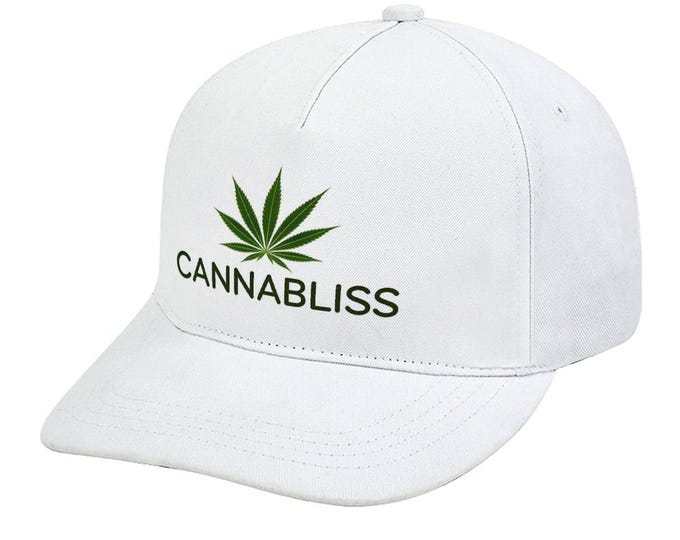 Weed Stoner Cap, Cannablaze Cannabis Hat, Custom Bent Fitted Cap, Adjustable Unisex Baseball Hat, Outdoor Sport Cap, Marijuana Leaf Hat Gift