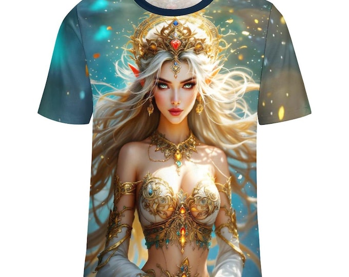 Mythical Goddess Shirt, Elven Fairy Goddess T-Shirt for Sale by Swaggy Shirts on Etsy, Magical Goddess Tee, Goddess Lovers Gift Shirt