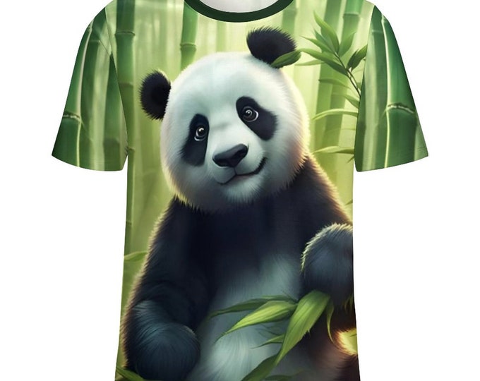 Panda Bear T-Shirt for Sale by Swaggy Shirt on Etsy, Cute Panda Tee, Forest Animal Shirt, Animal Lovers Gift, Panda Graphic, Panda Lover Tee