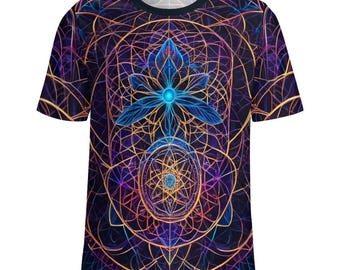 Sacred Geometry T-Shirt For Sale by Saggy Shirts on Etsy