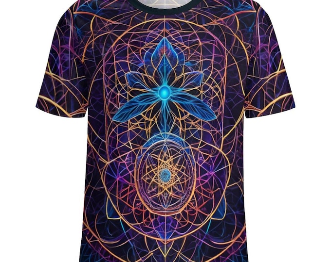 Sacred Geometry T-Shirt For Sale by Saggy Shirts on Etsy