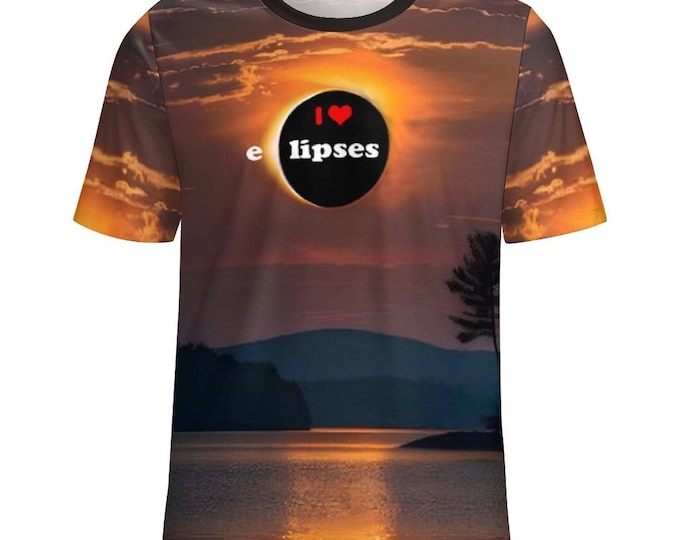 I Love Eclipses T-Shirt for Sale by Swaggy Shirt on Etsy, Total Solar Eclipse Tee, I Was There for April 8 2024 Shirt, Astronomy Lovers Gift