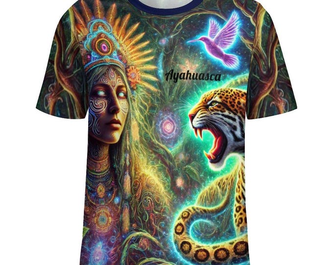 Ayahuasca T-shirt For Sale by Swaggy Shirts Online Etsy Apparel Store, Ayahuasca Lovers Tee, Gift For Boyfriend, Gift For Him, Gifting