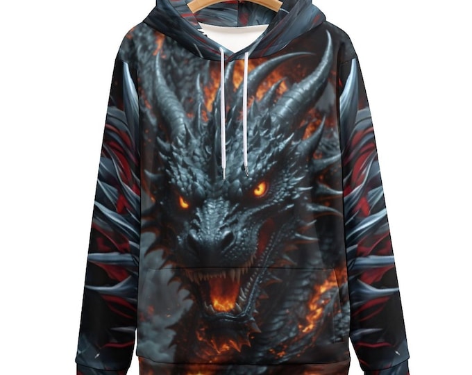 Dragon Hoodie for Sale by Swaggy Shirt Online Etsy Shop, Animal Lover Sweater, Funny Dragon Hoodie, Dragon Graphic Hoodie, Dragon Lover Gift
