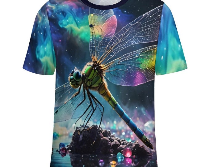 Dragonfly T-Shirt for Sale by Swaggy Shirt on Etsy, Mystical Dragonfly Shirt, Cottagecore Shirt, Nature Lover T-Shirt, Fairy Core Animal Tee