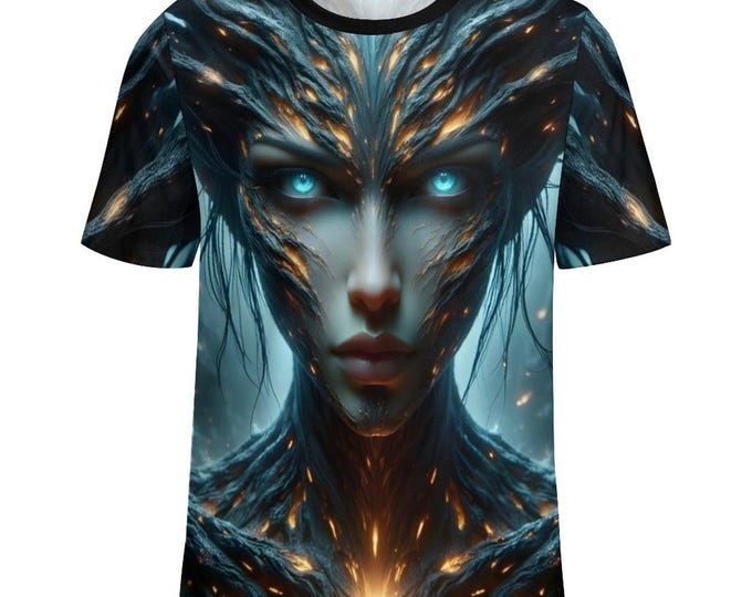 Dark Fantasy Tree of Life Goddess T-Shirt For Sale by Swaggy Shirts Online Apparel Store