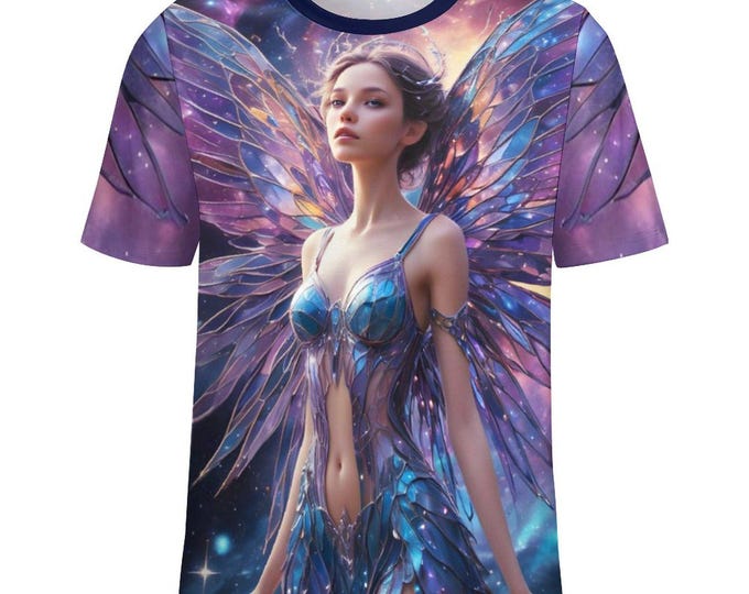 Queen Fairy Shirt, Fairy Fantasy T-Shirt for Sale by Swaggy Shirts on Etsy, Fairy Wings Shirts, Faerie Magical Shirt, Mystical Fairy T-Shirt