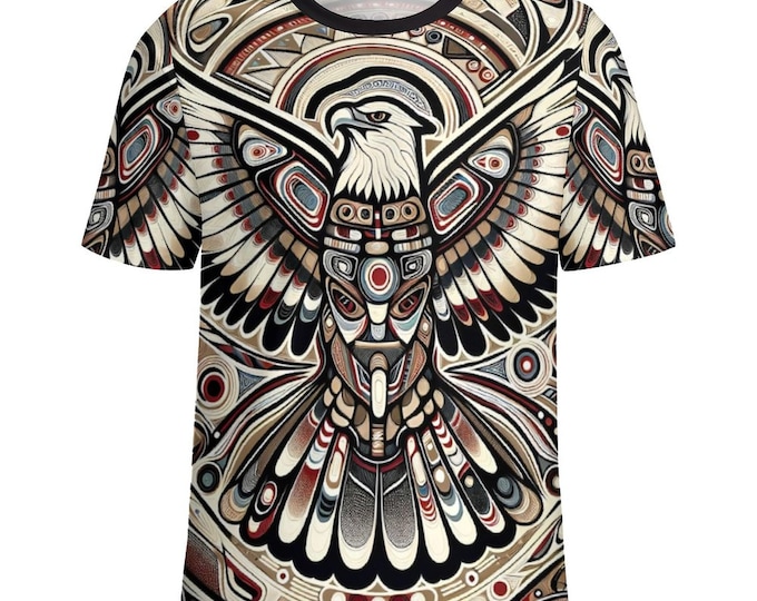 Eagle Spirit Animal T-Shirt, Spirit Eagle Shirt for Sale by Swaggy Shirts on Etsy, Animal Lover Shirt, Eagle Art Shirt, Native Eagle T-Shirt