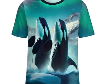 Orca Killer Whale T-Shirt for Sale by Swaggy Shirts on Etsy, Orca Lover Shirts, Whale Shirt, Dolphin Shirt, Killer Whale Tee, Dad Gift