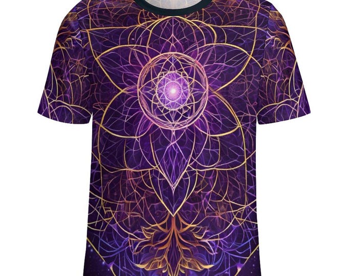 Sacred Geometry T-Shirt For Sale by Swaggy Shirts on Etsy
