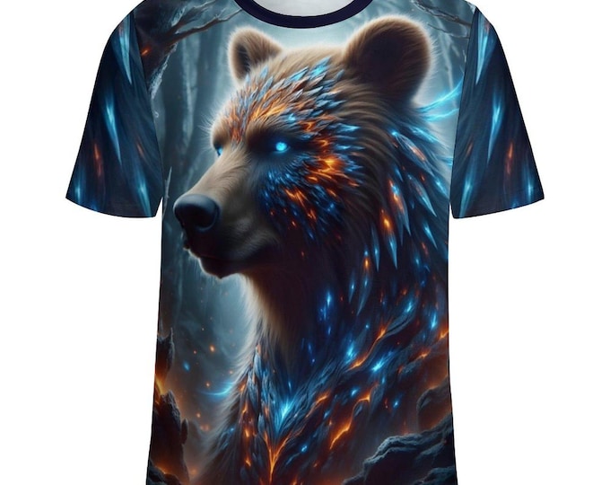 Native Bear T-Shirt for Sale by Swaggy Shirt on Etsy, Indigenous Bear Shirt, Bear Spirit Animal Tee, America Bear Shirt, First Nations Shirt