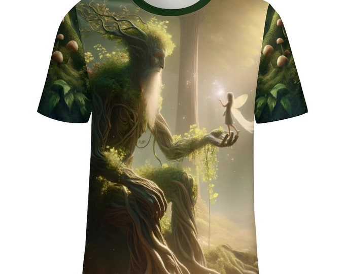 Vintage Fairy Shirt, Fairy Fantasy T-Shirt for Sale by Swaggy Shirts on Etsy, Faerie Magical Shirts, Gifts for Boyfriend, Fairy Wings Shirt