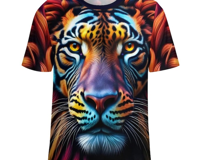 Rainbow Lion Pride T-Shirt for Sale by Swaggy Shirts on Etsy, Gay Pride Shirt, Lgbt Lion Pride Tee, Pride Month Shirts, Men's Gay Clothing