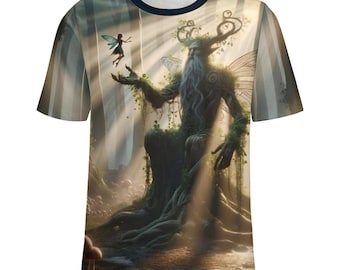 Faerie Magical T-Shirt, Fairy Fantasy Shirt for Sale by Swaggy Shirt on Etsy, Men Fairy Forest Shirt, Vintage Fairy Shirt, Holding Fairy Tee