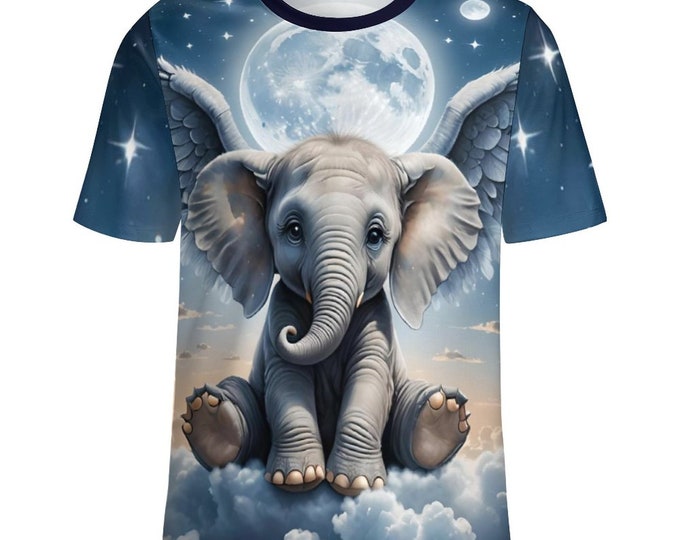 Baby Elephant T-Shirt for Sale by Swaggy Shirts on Etsy, Mystical Elephant Shirt, Elephant Design Tee, Animal Lover Shirt, Spirit Animal Tee