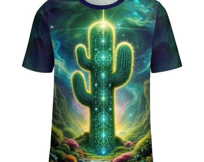 Magic Cactus T-Shirt For Sale by Swaggy Shirts Online Etsy Apparel Store, Cactus Lovers Tee, Gift For Boyfriend, Gifting, Desert
