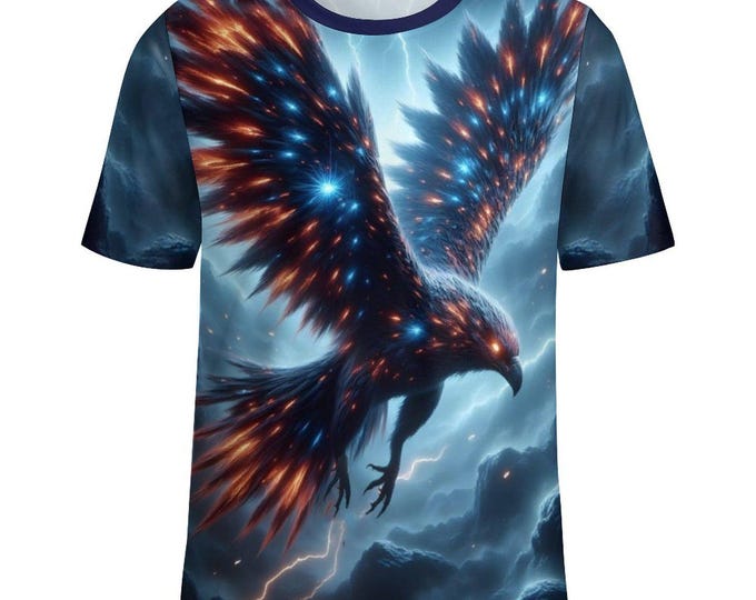 American Eagle Shirt, Thunderbird Art T-Shirt for Sale by Swaggy Shirts on Etsy, Native American Shirt, Indigenous Tee, First Nations Shirts