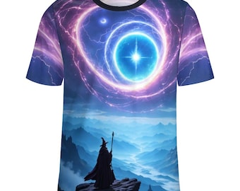 Camiseta de mago encantador a la venta en Swaggy Shirts en Etsy, camiseta de fantasía mística, camiseta gráfica de mago, camiseta de amante de los magos, regalo de mago