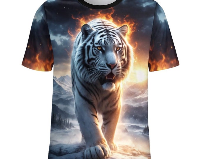 Mystical Tiger T-Shirt for Sale by Swaggy Shirts on Etsy, Tiger Graphic Tee, Animal Lover Shirt, Tiger Shirt, Wildlife Tee, Tiger Lover Gift