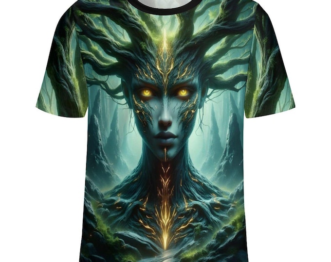 Earth Fantasy Tree Goddess Spirit T-Shirt For Sale by Swaggy Shirts Online Etsy Apparel Store, Spiritual Tee, Tree Lovers Gift, Gifts