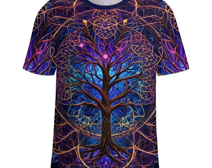 Forest Tree Shirt, Tree of Life T-Shirt for Sale by Swaggy Shirts on Etsy, Nature Lover Tee, Adventure Tree Shirt, Mens Graphic Tree T-Shirt