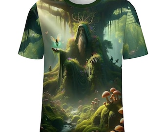 Nature Spirit Holding Fairy T-Shirt, Faerie Magical Shirt, Men’s Fairy Forest Shirt for Sale by Swaggy Shirts on Etsy, Fairy Fantasy Shirts