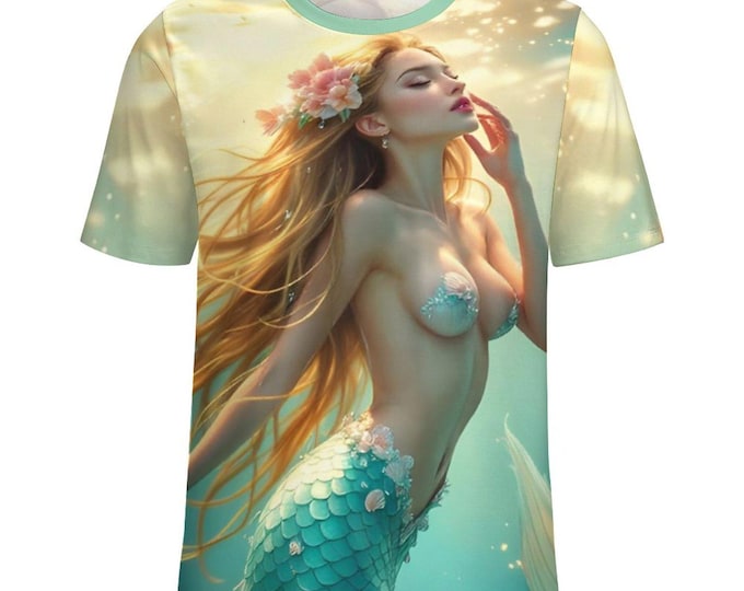 Magical Mermaid T-Shirt For Sale by Swaggy Shirts on Etsy