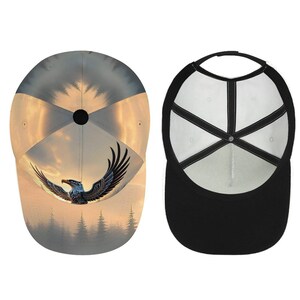 Indigenous First Nation Native Eagle Hat for Sale by Swaggy Shirt on Etsy, American Eagle Cap, Thunderbird Baseball Hat, Native American Hat image 5