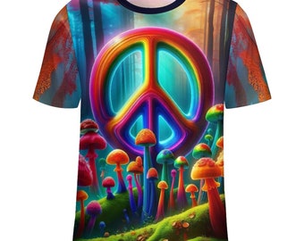 Gay Pride T-Shirt for Sale by Swaggy Shirt on Etsy, Peace Love Equality Shirt, Rainbow Peace Sign Shirt, Pride Month Shirt, Gift for Brother